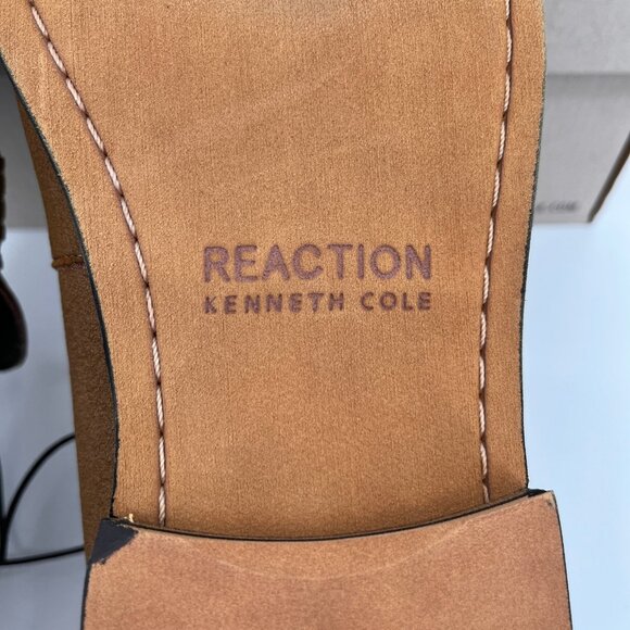 Kenneth Cole Reaction Crespo 2.0 Belt Loafer Size 11.5M Dark Taupe Suede‑Look main image 6